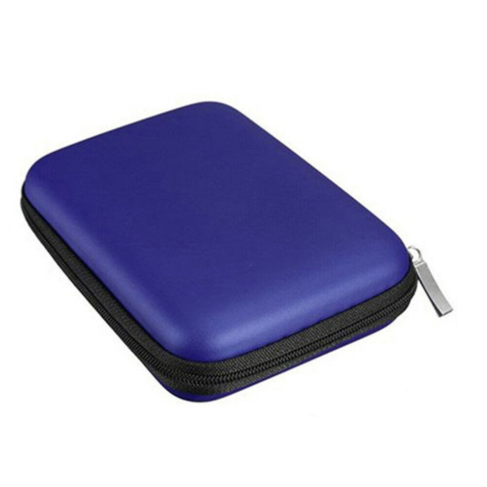 2.5 Inch Hard Drive Case, Portable Pouch For 2.5" Hdd, Shockproof & Anti-Scratch With Zipper, Compatible With Usb Cables & Earphones 9395123449906