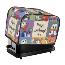 Donald Duck Toaster Cover 2 Slice, Bread Dust Cover & Fingerprint Protection-Polyester, Kitchen Small Appliance Covers