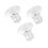 Gecheer 3PCS Milk Pump Flange Inserts Shield Converter Practical Pump Replacement 17mm 19mm 21mm 2