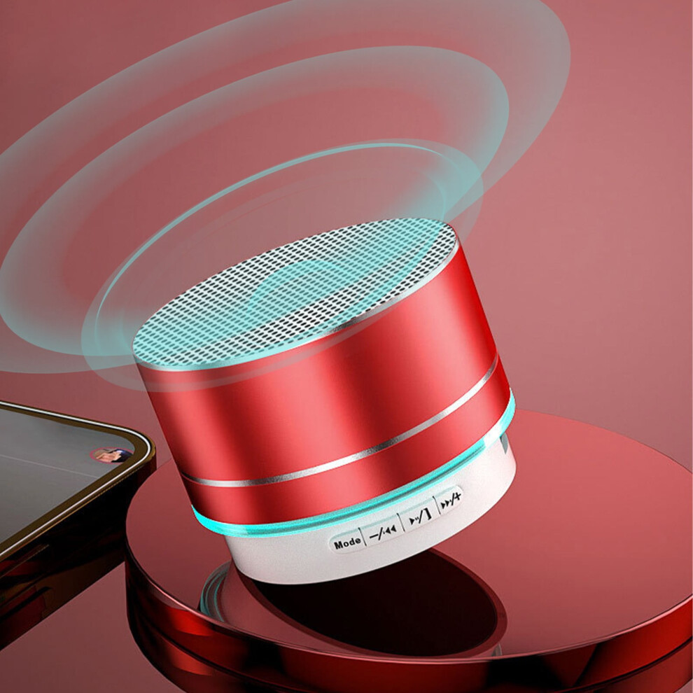 Txmfgh Metal Bluetooth Speaker With Colorful Night & Voice Payment, Compatible With Mini Portable Laptop, Indoor/Outdoor Use Light 9483153248016