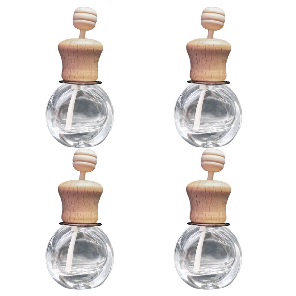 4 Pcs Perfume Bottle Glass Auto Bottles Vent Outlet Fragrance Clips Car 9152228155794