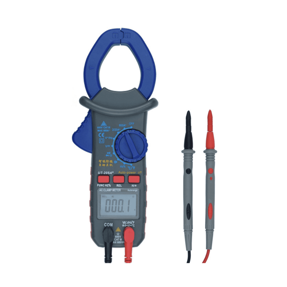 Ut205 Intelligent Antiburning Digital Ac Clamp Meter Auto Repair Clamp Meter Multifunctional Electrician Multimeter 9170372795154