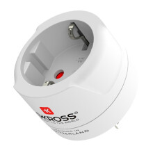 Travel adapter Europe to USA etc. Grounded