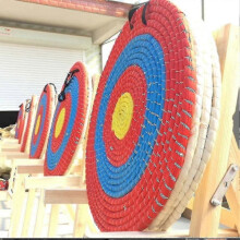 Blue Outdoor Round Archery Practice Shooting Dartboard[D]