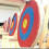 Blue Outdoor Round Archery Practice Shooting Dartboard[D] 1