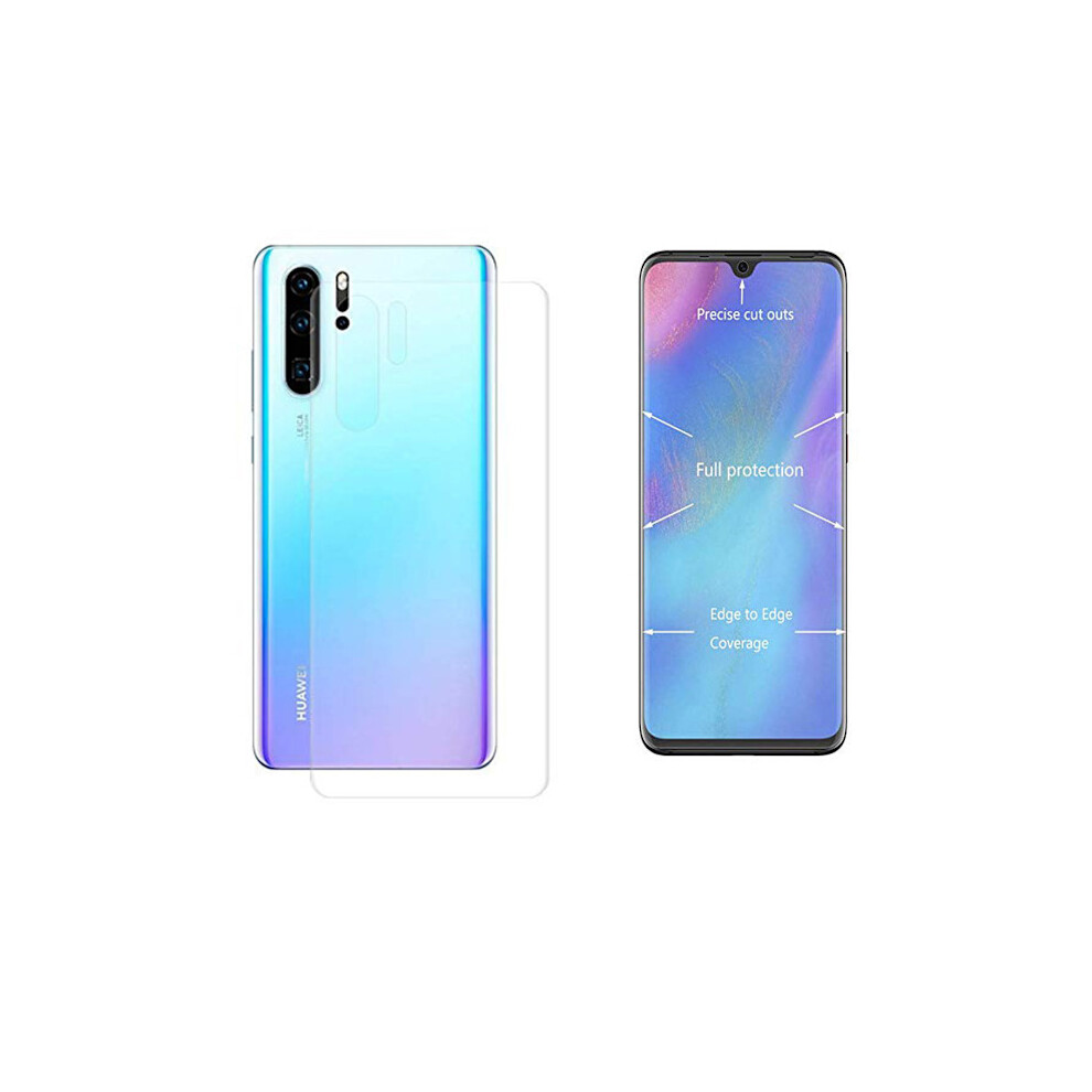 Front & Back P30 Pro 3-Pack Screen Protector 9H Nano-Soft Transparent/Translucent 9170372795239