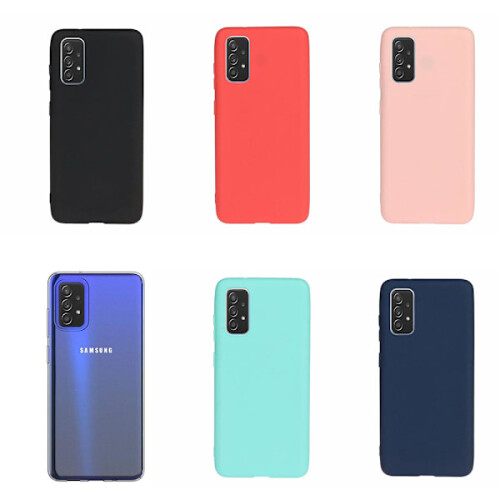 Compatible with Samsung Galaxy A32 - Stylish Protective Silicone Case (NKOBEE) Transparent 1