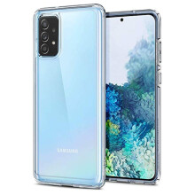 Compatible with Samsung Galaxy A32 - Stylish Protective Silicone Case (NKOBEE) Transparent