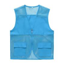 Men And Women Breathable Mesh Vest Reflective Workwear Advertising Clothing