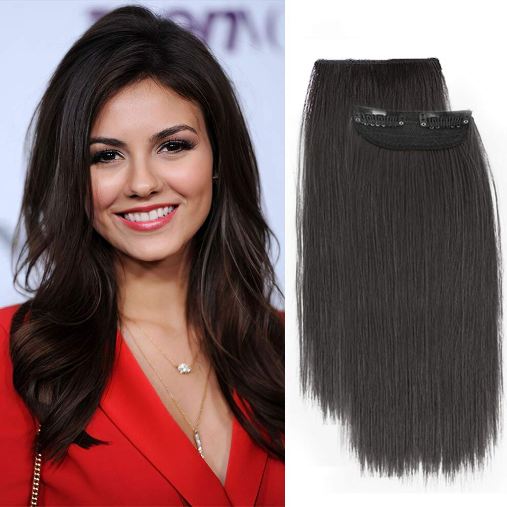 Clip In Hair Topper 10 Inch Synthetic Hair Piece for Thinning Hair Instant Volume and Natural Coverage
