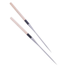 Stainless Steel Sashimi Chopsticks with Smooth Finish Easy Clean Ergonomic Grip for Sushi and Noodles