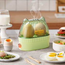 Rapid Egg Cooker, 2 Easy-to-Peel Eggs, Hard/Medium/Soft Boiled, Poacher, Omelet Maker, Auto Shut-Off, Alarm, BPA-Free, Slate Blue