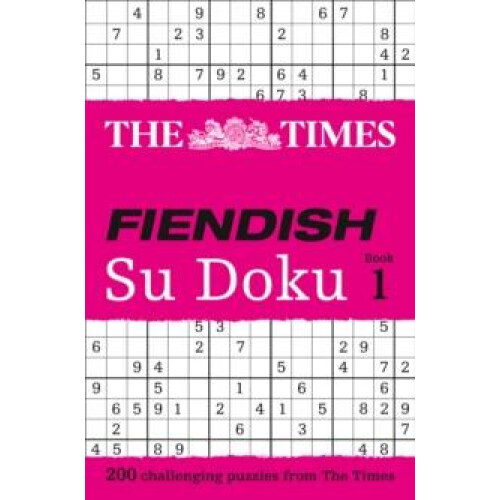 Times Fiendish Su Doku Book 1 Paperback Book