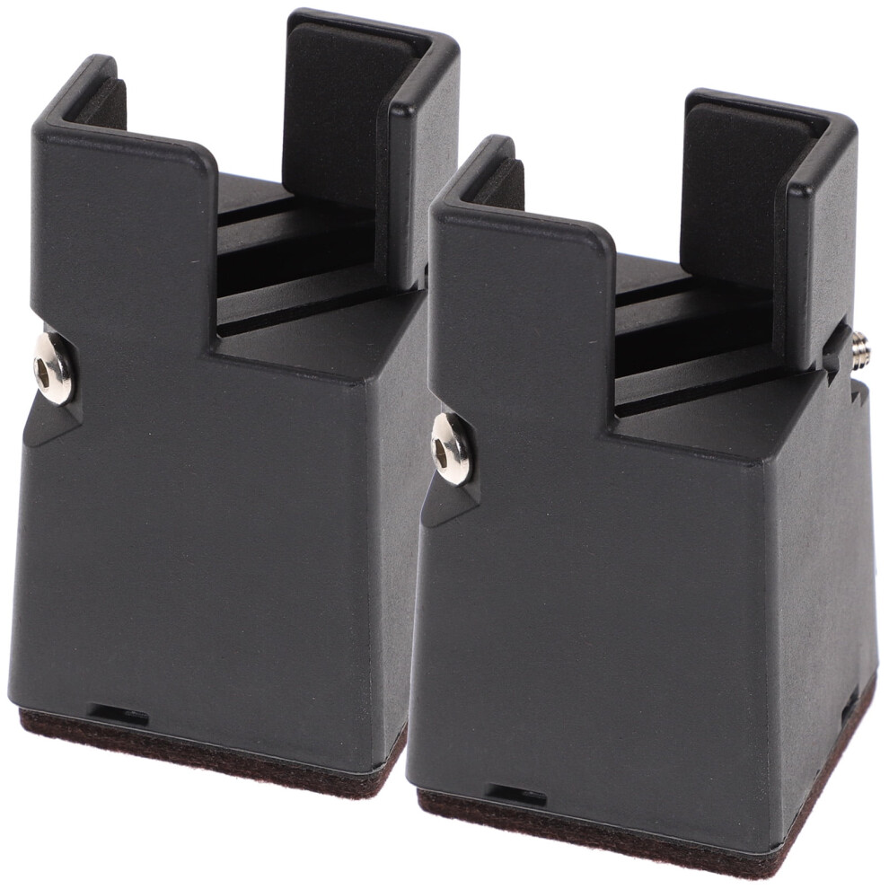 Eease 2Pcs Adjustable Bed Risers Furniture Lift Furniture Risers Desk Riser Blocks 9499224092372