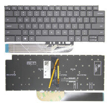 New US Black English Backlit Laptop Keyboard (Without palmrest) for compatible with Dell Inspiron 13 5320