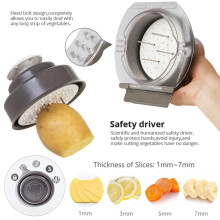 CKLXNGT Mandoline Slicer Stainless Steel Vegetable Julienner Adjustable Safe Blades Grater Professional Multi-function Tomato Slicer
