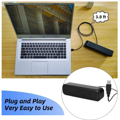 Notebook small audio computer desktop speaker multimedia desktop long strip soun