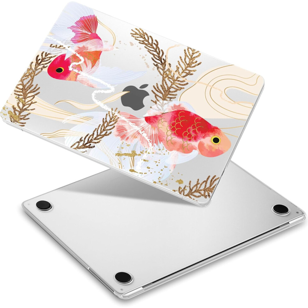 For Macbook Air 15 Inch M3/M2 Case 2024 2023 Release A3114/A2941, Hard Shell Laptop Case With Keyboard Cover 9338982209441