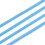 1roll Korean Waxed Polyester Cord Deep Sky Blue 1mm about 85yards roll 4