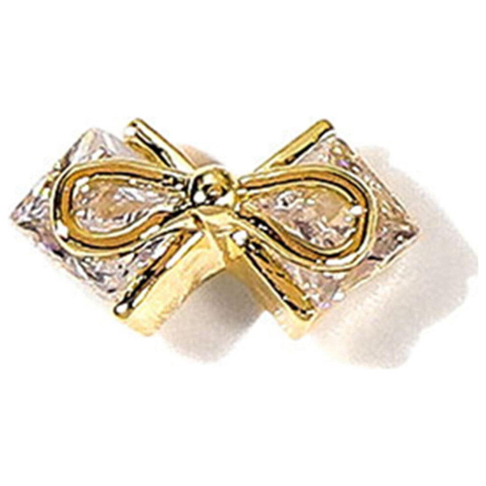 Happydeer Nail Ornament Shiny Decorating Cubic Zirconia Glitter 3D Nail Butterfly Ornament for Female