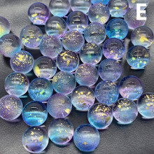 50pcs 12mm Glass Marbles Beads Charms Clear Pinball hine Home E