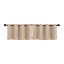 Harliver 29.13" Kitchen Window Curtains, Short Cafe Curtains for Sink, Room Darkening, Triple Weave, Rod Pocket, Beige
