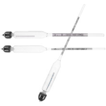 Themometer Secuestro Alcohol Hydrometer For Wine Measuring Instrument Glass 3 Pcs