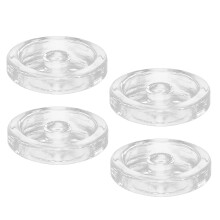 4pcs Fermentation Glass Weights with Handle for Wide Mouth Mason Jars Heavy Duty Weights