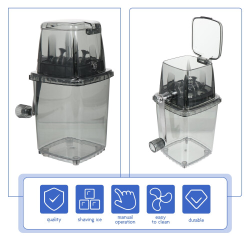Guangmc Portable Snow Cone Machine Kitchen Small Appliances Black 1