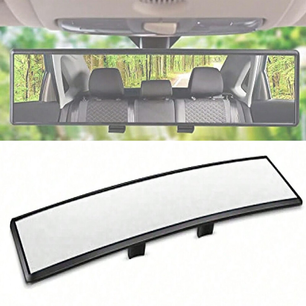Rear View Mirror For Ford Bronco, Wide Angle Vision Clipon Design, Blind Spot Reducing Panoramic Interior Mirror 9053599933755