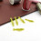 Tssuoun Needle Threader Sewing Stitch Hook Quilting Threading Tools Fish Shape Plastic Elderly Leathercraft Pin Thread Insertion Yellow 1PC 4