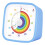 Visual Timer for Kids with Case, 60-Min Rainbow Disk, Silent Countdown Timer for Classroom, Office, Kitchen (Sky Blue) 1