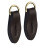 S SERENABLE Leaf Shape Zipper Pull Tabs Compatible with Boots, Purse, Clothes, Suitcase - Deep Color Coffee 1