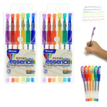 12 Glitter Gel Pens Fine Tip Art Set More Ink Adult Coloring Book Sparkle Gift