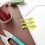 Tssuoun Needle Threader Sewing Stitch Hook Quilting Threading Tools Fish Shape Plastic Elderly Leathercraft Pin Thread Insertion Yellow 1PC 5