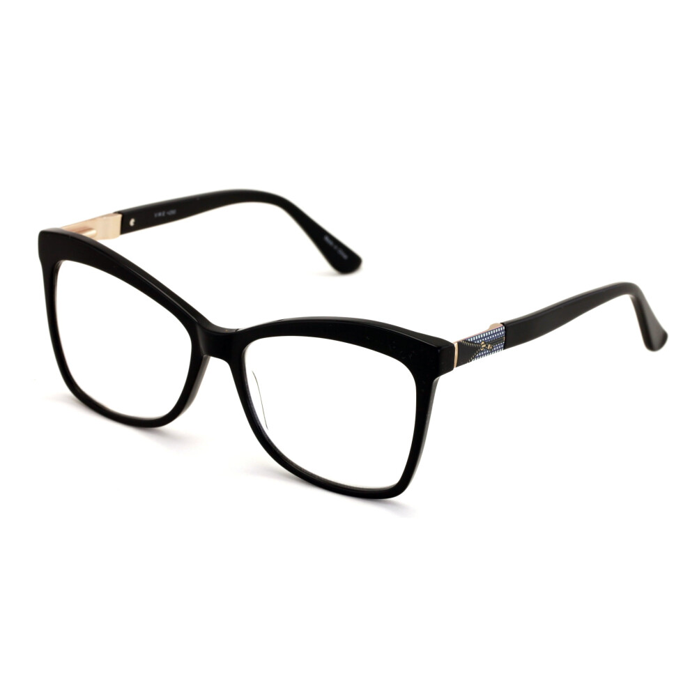 Premium Oversized Women Cateye Reading Glasses - Large Field Clear Lens Reader - Cat Eye +1.75