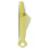 Tssuoun Needle Threader Sewing Stitch Hook Quilting Threading Tools Fish Shape Plastic Elderly Leathercraft Pin Thread Insertion Yellow 1PC 2