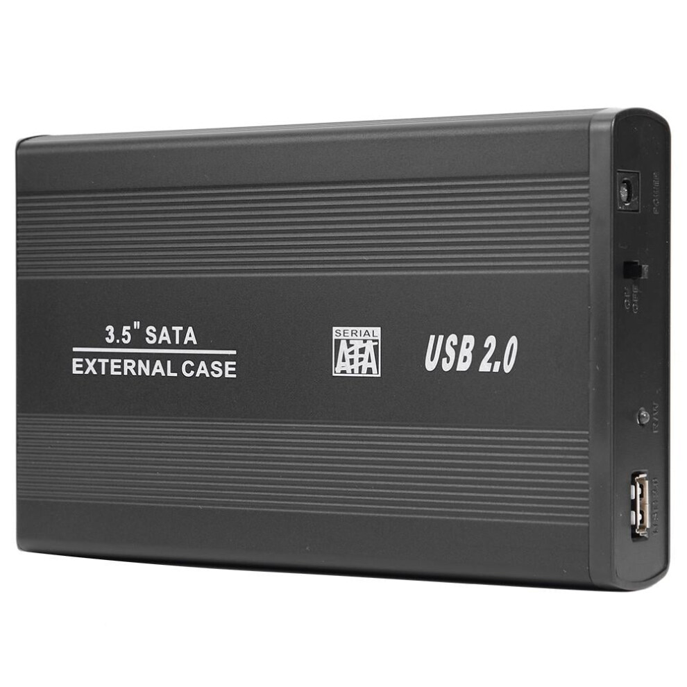 Jixopn 3.5 Inch Usb 2.0 To Sata Port Ssd Hard Drive Enclosure 480Mbps Hdd Case 9353595271319