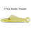 Tssuoun Needle Threader Sewing Stitch Hook Quilting Threading Tools Fish Shape Plastic Elderly Leathercraft Pin Thread Insertion Yellow 1PC 3