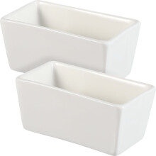 Youliang 2Pcs Ceramic Tea Bag Holders for Home and Cafe Use
