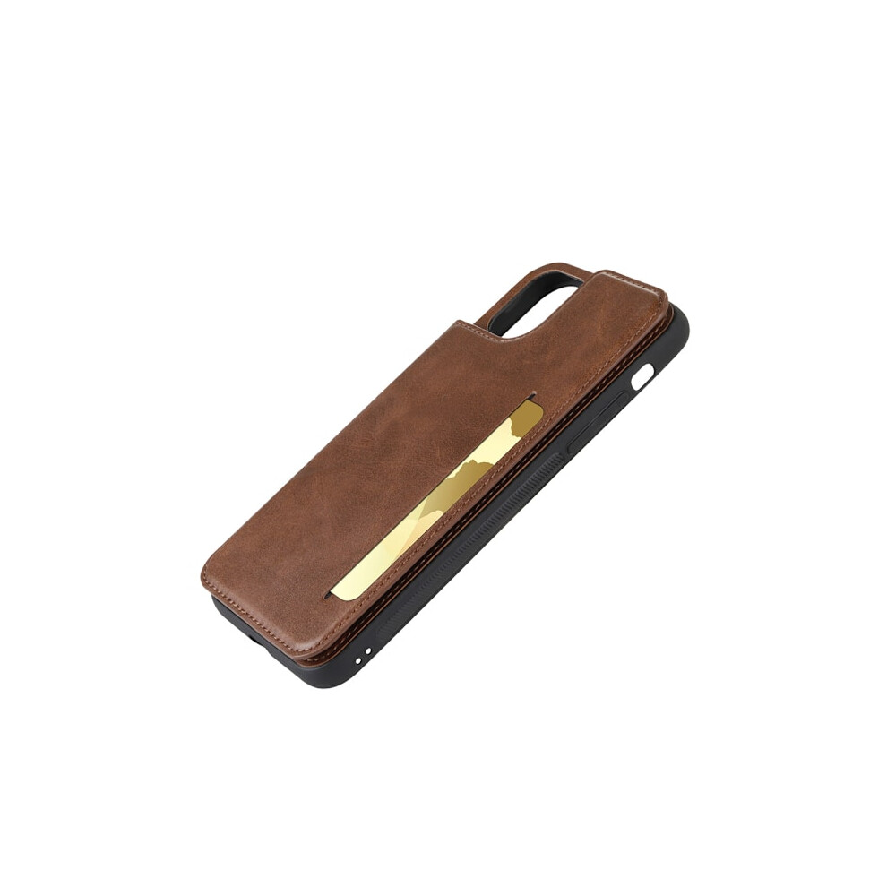 Well-Thought-Out Hanman Case With Card Holder - Compatible With Iphone 11 Pro Max Brown 9353595272248
