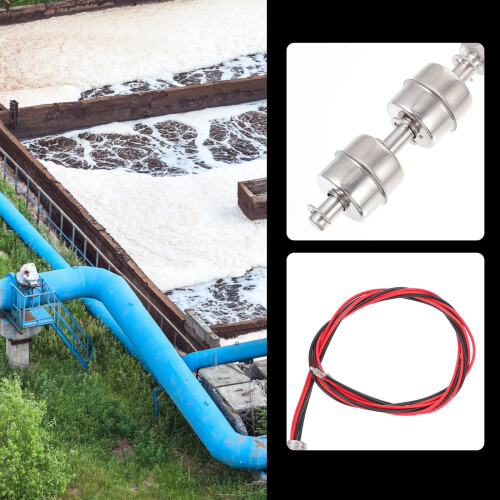 1 Pc Stainless Steel Practical Water Level Sensor Float for Water Tank 2
