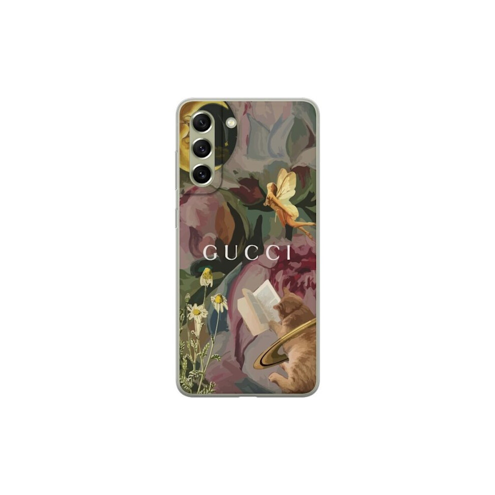 Compatible With Samsung Galaxy S21 Fe 5G Transparent Case Guggi 9353595272576