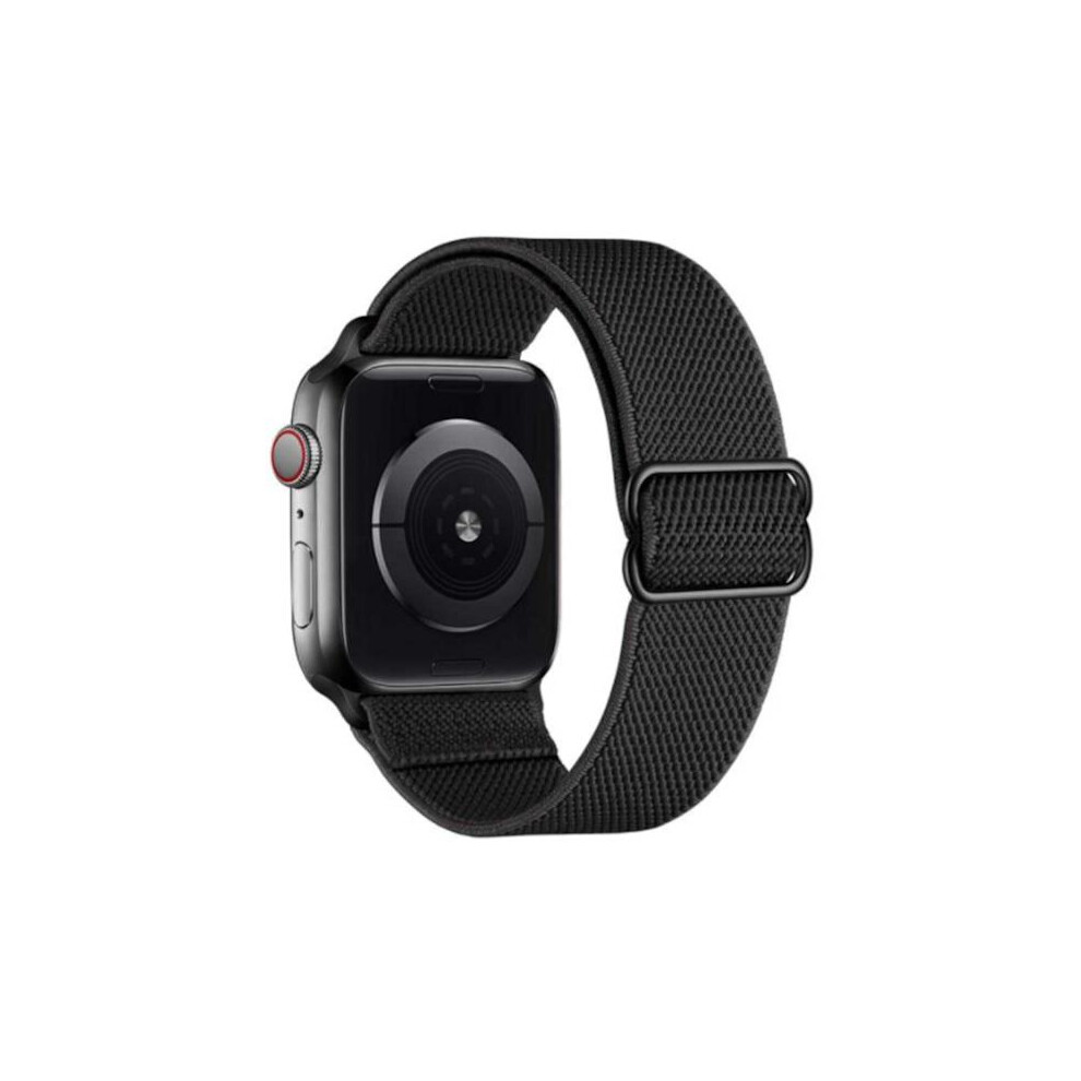 Compatible With Apple Watchwith Apple Watch 42/44/45/49 Bracelet Nylon Black 9353595272460