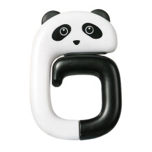 WinysinPortable Cute Panda Bear Cat Hooks Heavy Duty Hooks Decorative For Kids Girls For Key Coat Robe Towel