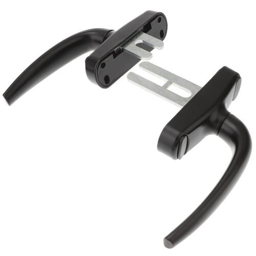 2 Pcs Door Window Handle Lock Interior Locks Pull Bathroom Knob Household Screen