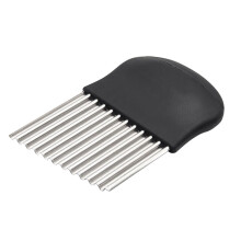 French Fry Cutter for Potatoes Mini Processor Crinkle Onion Wave Cutting Machine