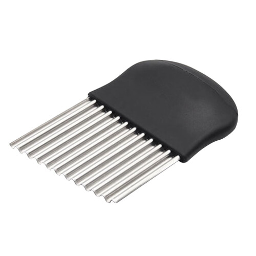 French Fry Cutter for Potatoes Mini Processor Crinkle Onion Wave Cutting Machine