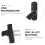 2 Pcs Door Window Handle Lock Interior Locks Pull Bathroom Knob Household Screen 2