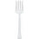 Pearl Plastic Salad Heavy Weight Serving Fork 12" 1